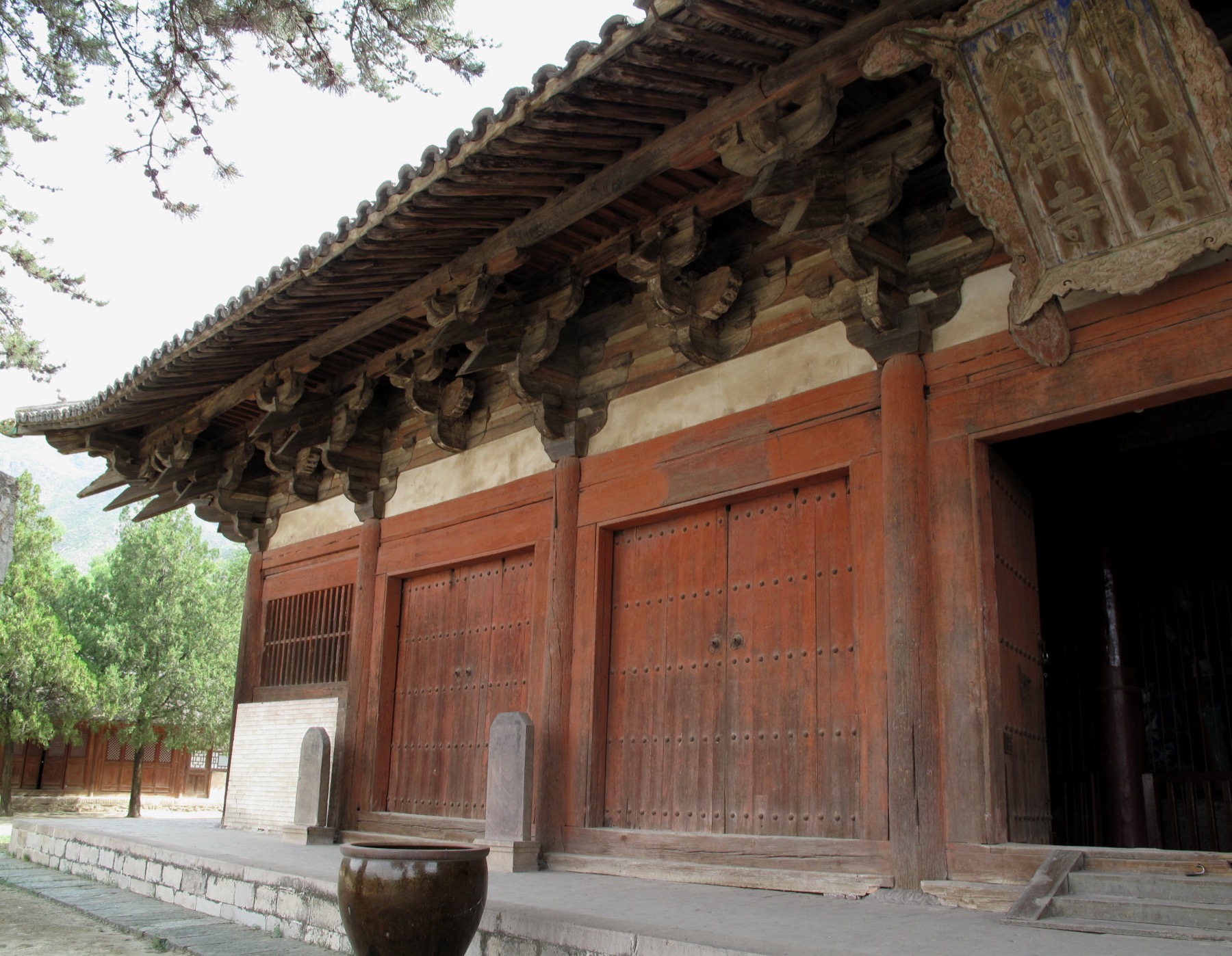 佛光寺东大殿建筑局部